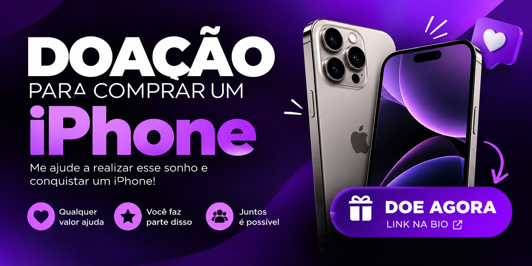 Me prometeram um iPhone, agora quero ver quem honra 😂📱